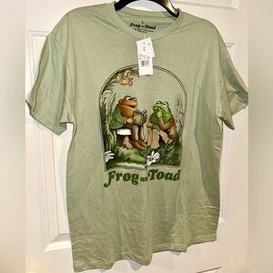 Frog & Toad Green Graphic Crewneck Short-sleeve T-Shirt Large Men’s Unisex NWT